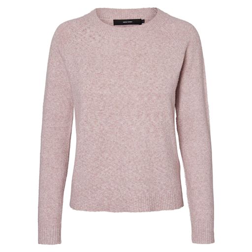 Vero Moda Doffy LS Striktrøje, Woodrose, M