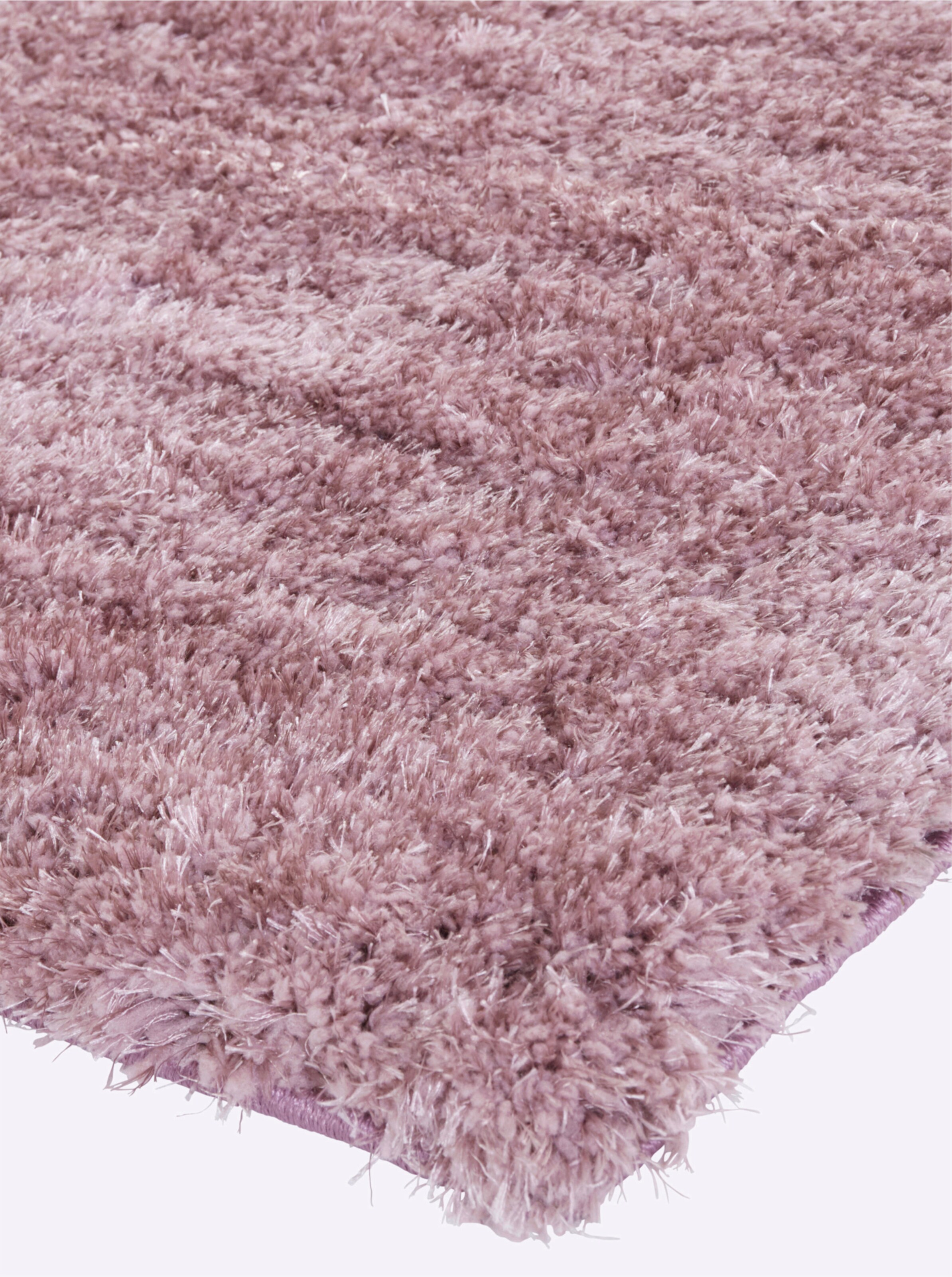 heine home Hochflorteppich in mauve