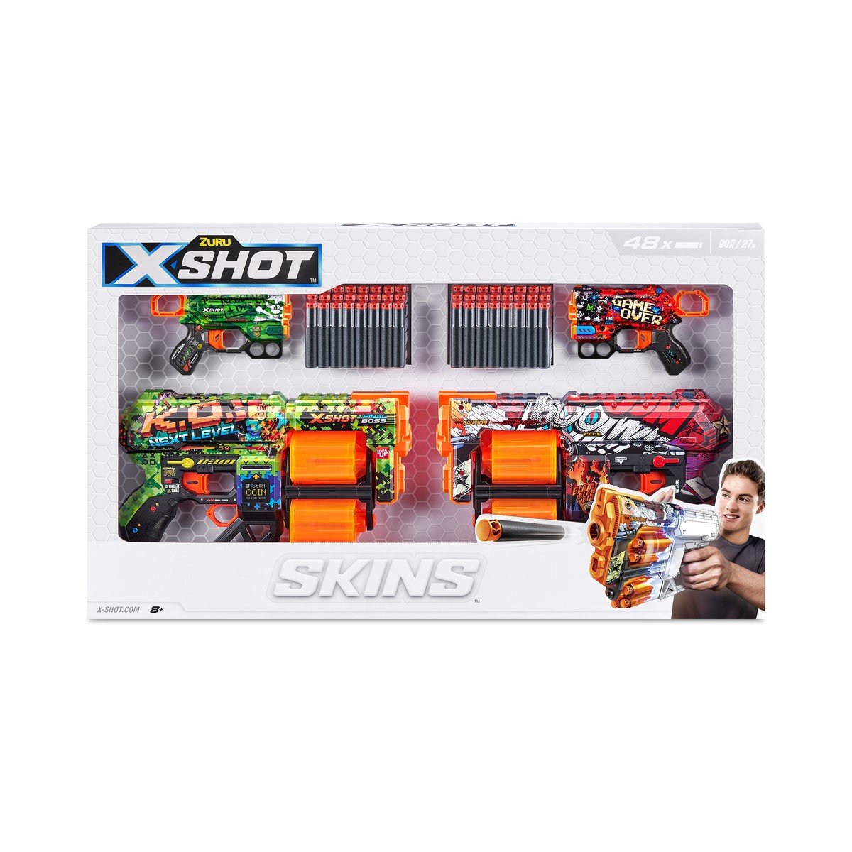 X-Shot Skins Double Dread Double Menace Combo Pack