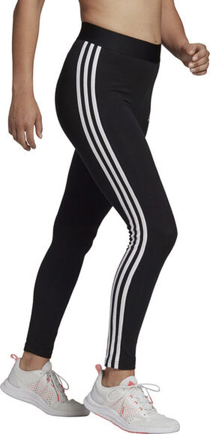 adidas LOUNGEWEAR Essentials 3-Stripes leggings Sort