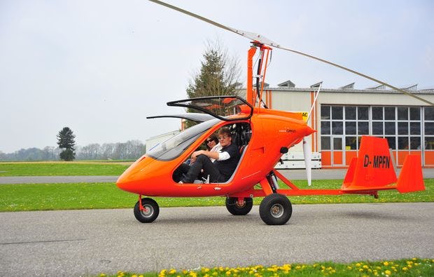 Tragschrauber selber fliegen ab Landshut als Geschenk