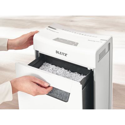 Leitz IQ Protect 4M - destructeur de documents coupe croisée - 4 feuilles - Corbeille 14 litres