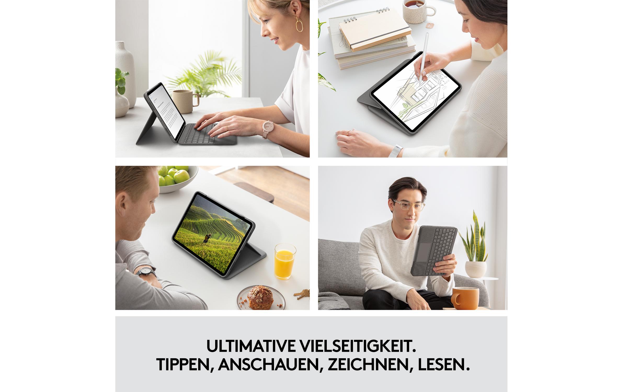 Tablet Tastatur Cover Folio Touch iPad Air (4. & 5. Gen)<br>Tastatur-Cover für das iPad Air (4. und 5. Generation, 11