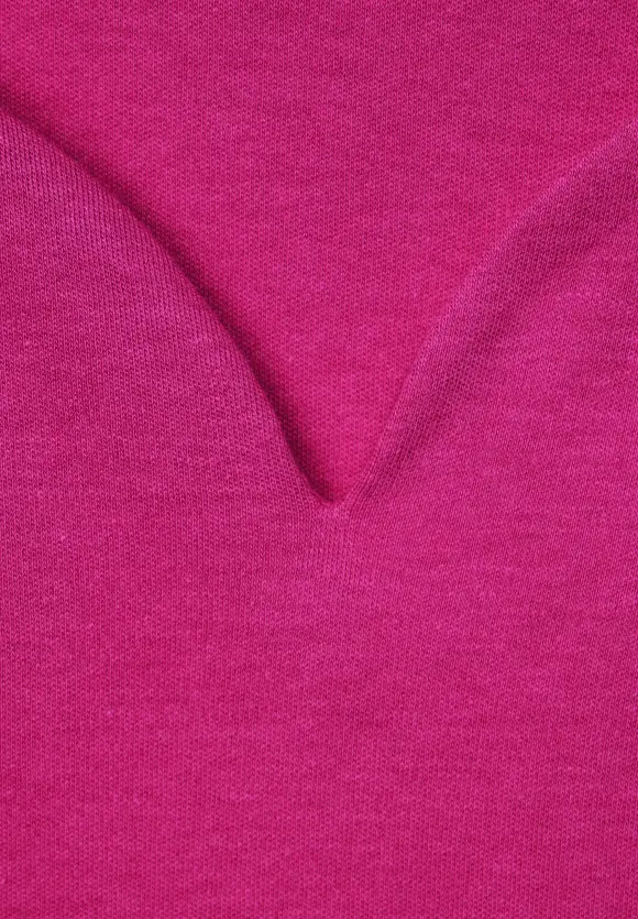 Shirt mit Herz-Ausschnitt - magnolia pink