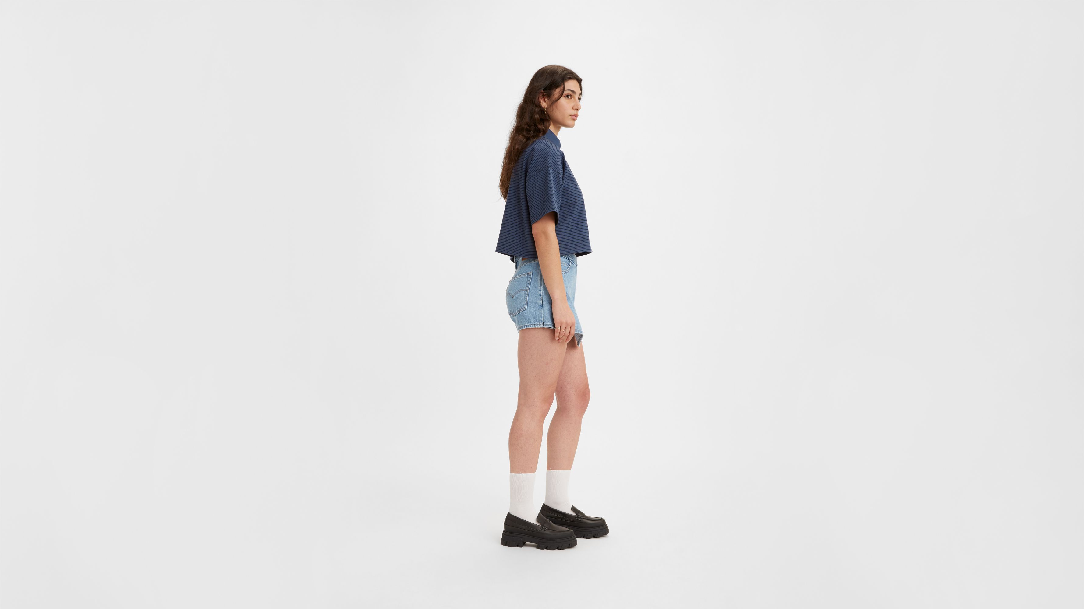Jupe short - Light Indigo Stonewash - Bleu