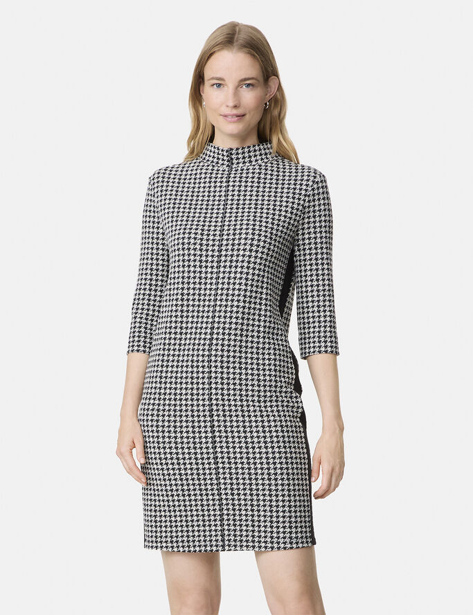 Gerry Weber DRESS JERSEY Black/beige houndstooth