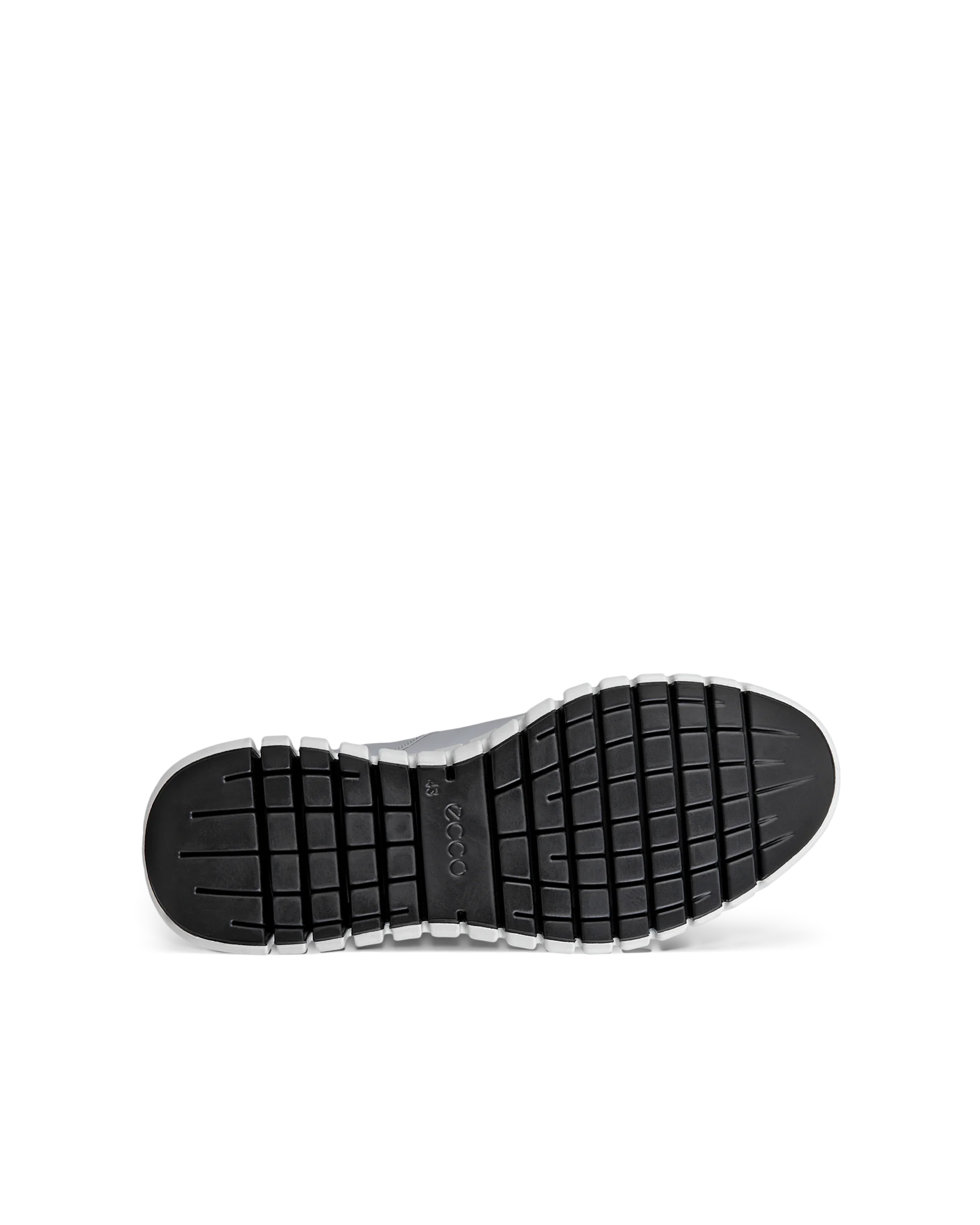 ECCO GRUUV M Herren Ledersneaker Grau