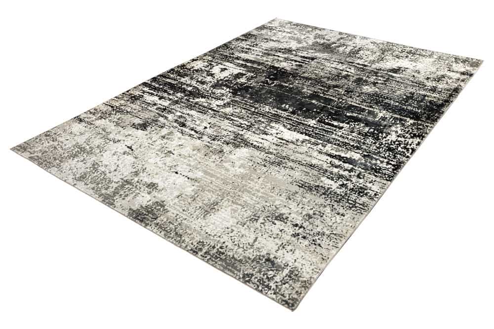 Design XXL Teppich MODERN ART 350x240cm beige braun Kurzflor Indoor-Teppich