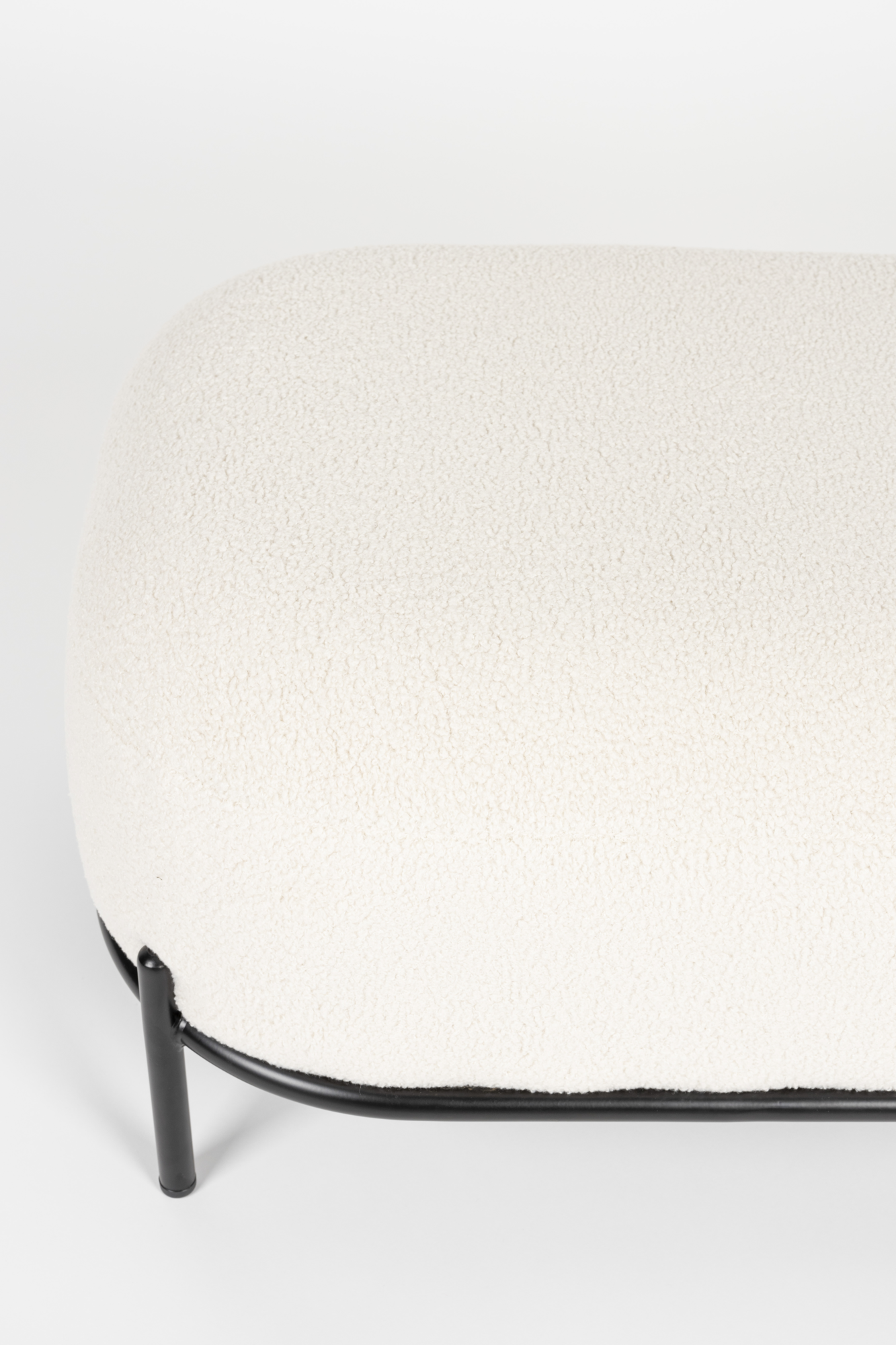 Hocker Polly Teddy wit
