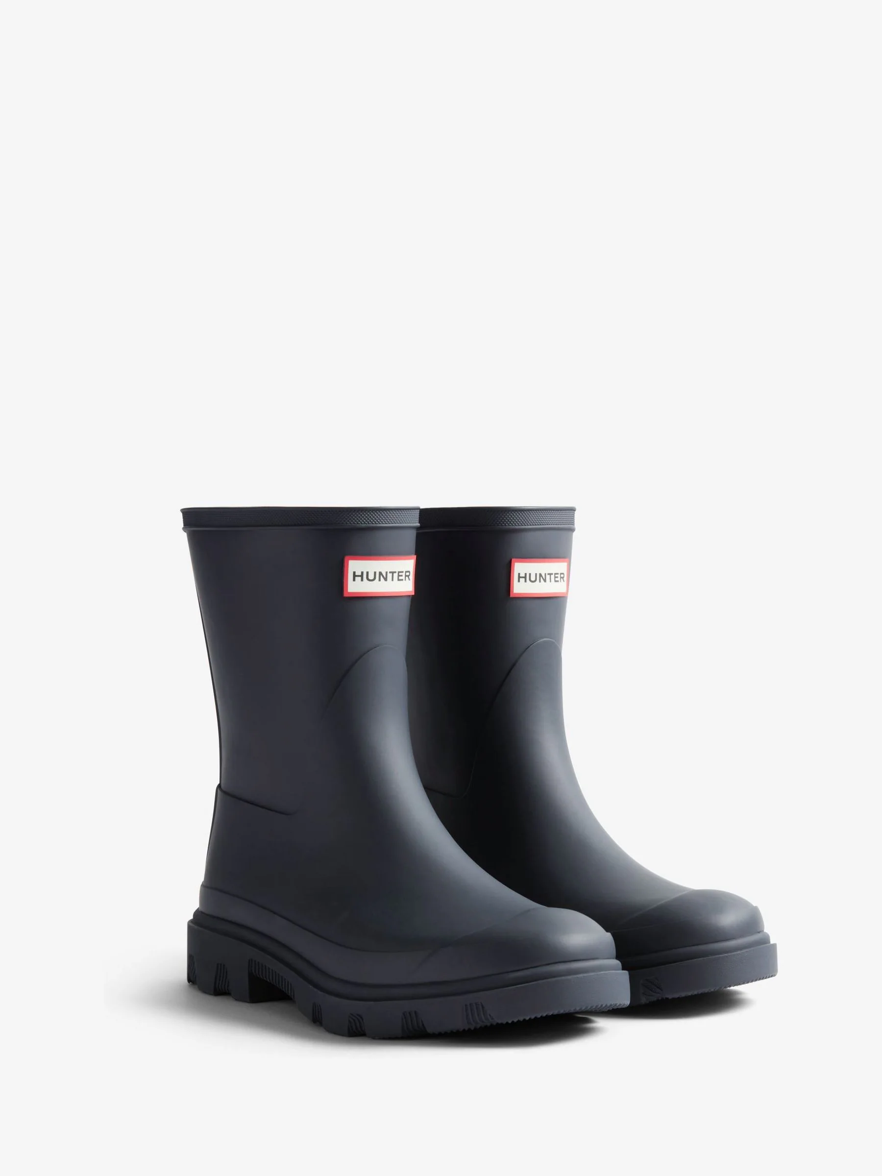 Hunter blauwe Downpour korte regenlaarzen