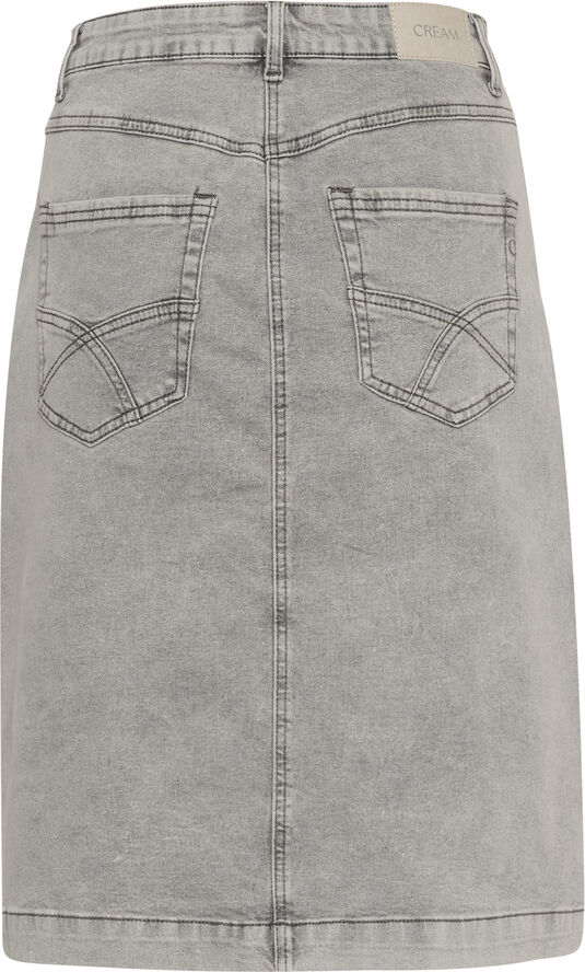 Cream CRJannie Denim Skirt Michigan medium grey denim