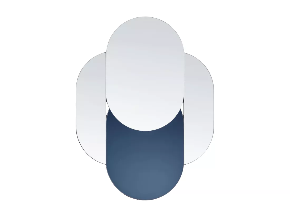 Miroir CHAILLON 60 cm 80 cm Bleu