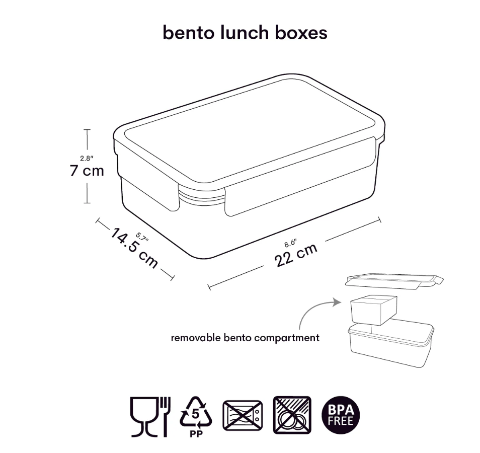 A little lovely company ALLC Bento lunchbox Kersen