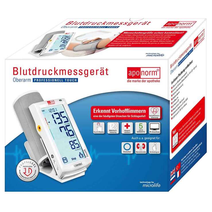 aponorm® Professionell Touch Oberarm-Blutdruckmessgerät, 1 St