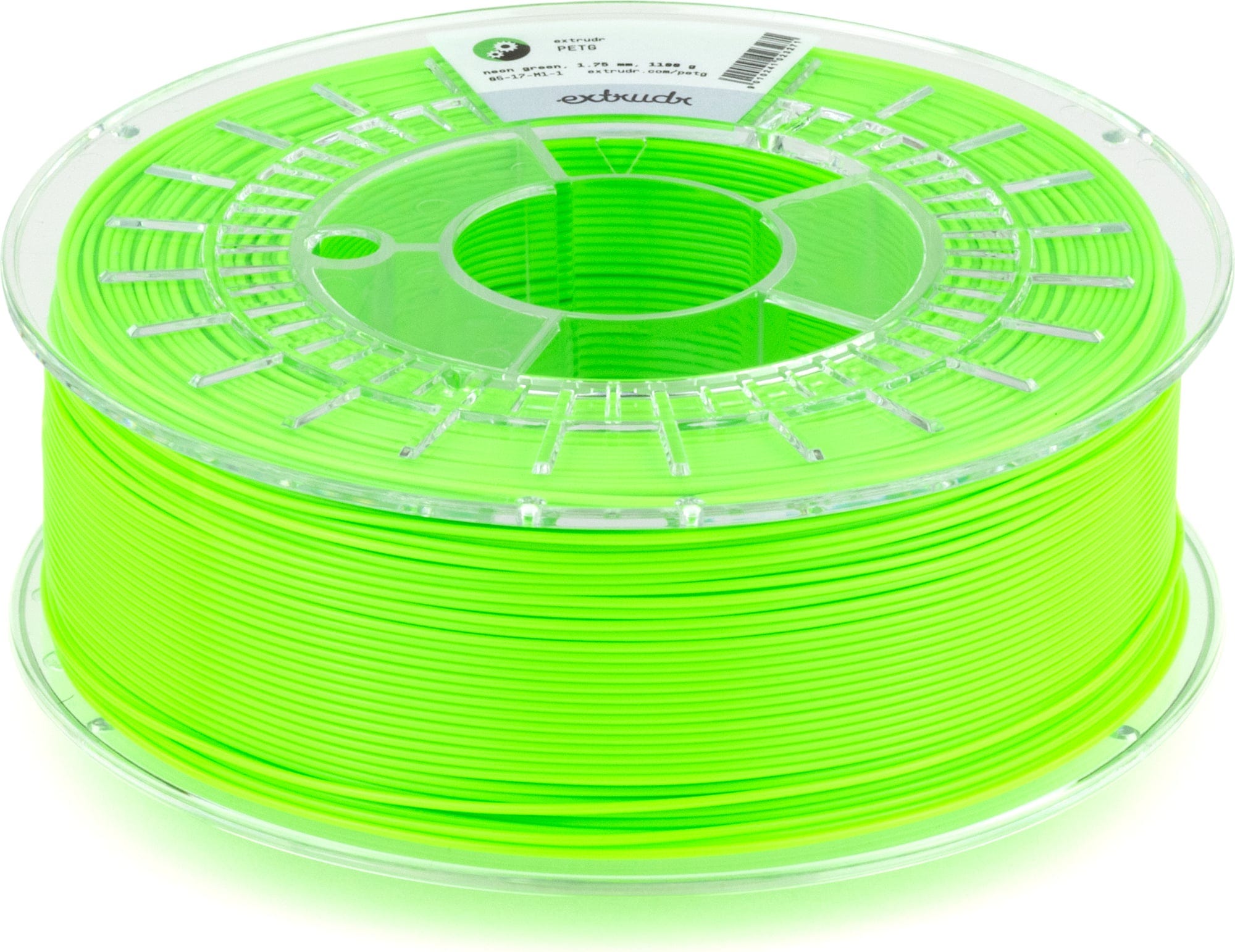 Extrudr  PETG Neon Grün, 1,75 mm / 1100 g    Filament mit hervorragenden mechanischen Eigenschaften