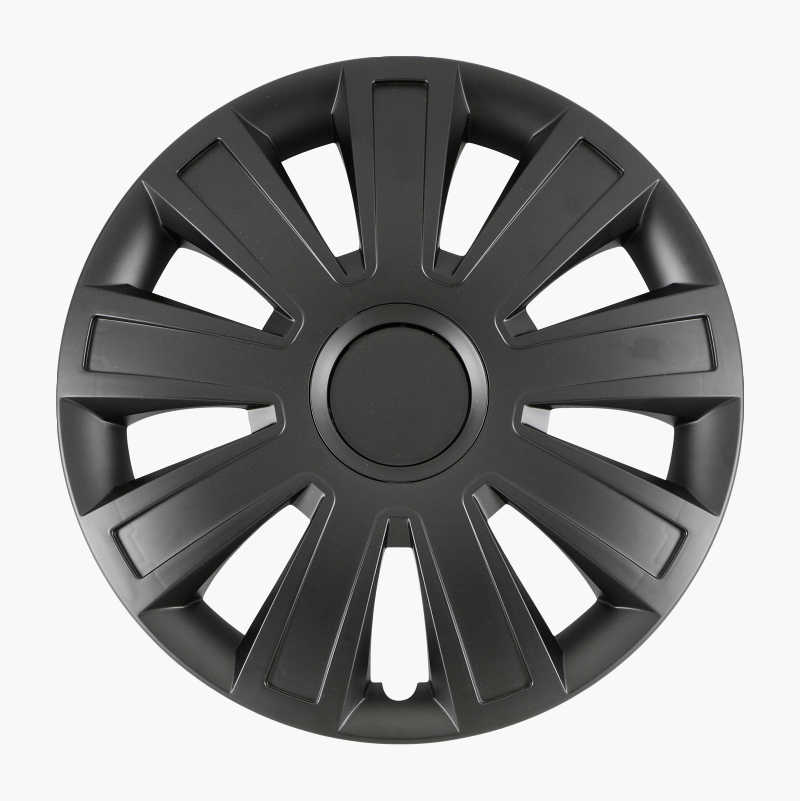 Hjulkapsler Satin Black, 16