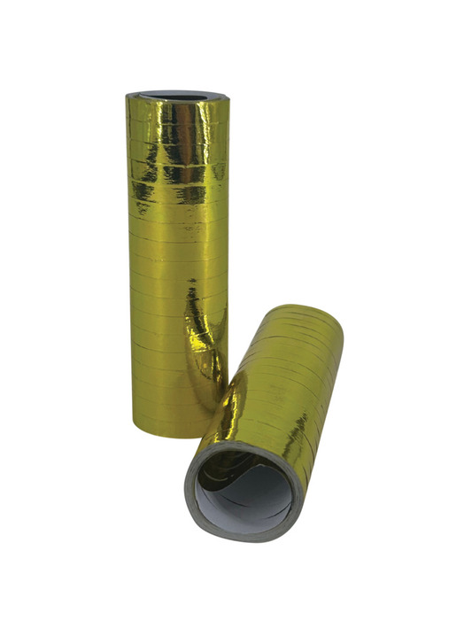 Serpentiner guld 2 ruller
