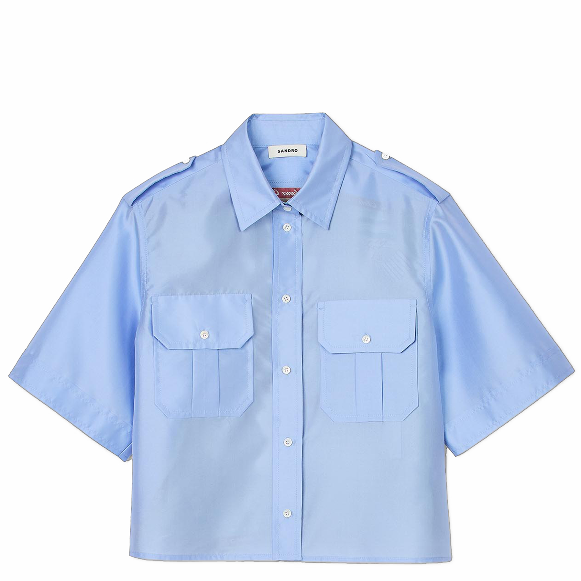 Chemise col classique | Bleu