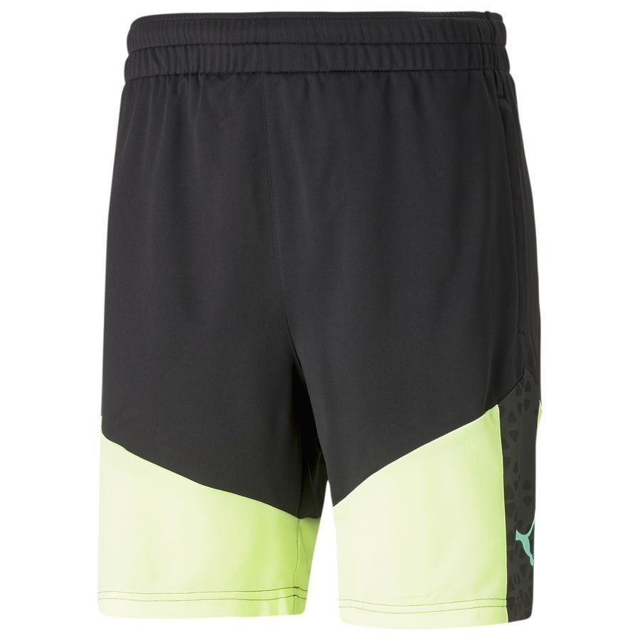 PUMA Short d'Entraînement IndividualCUP - Noir/Vert