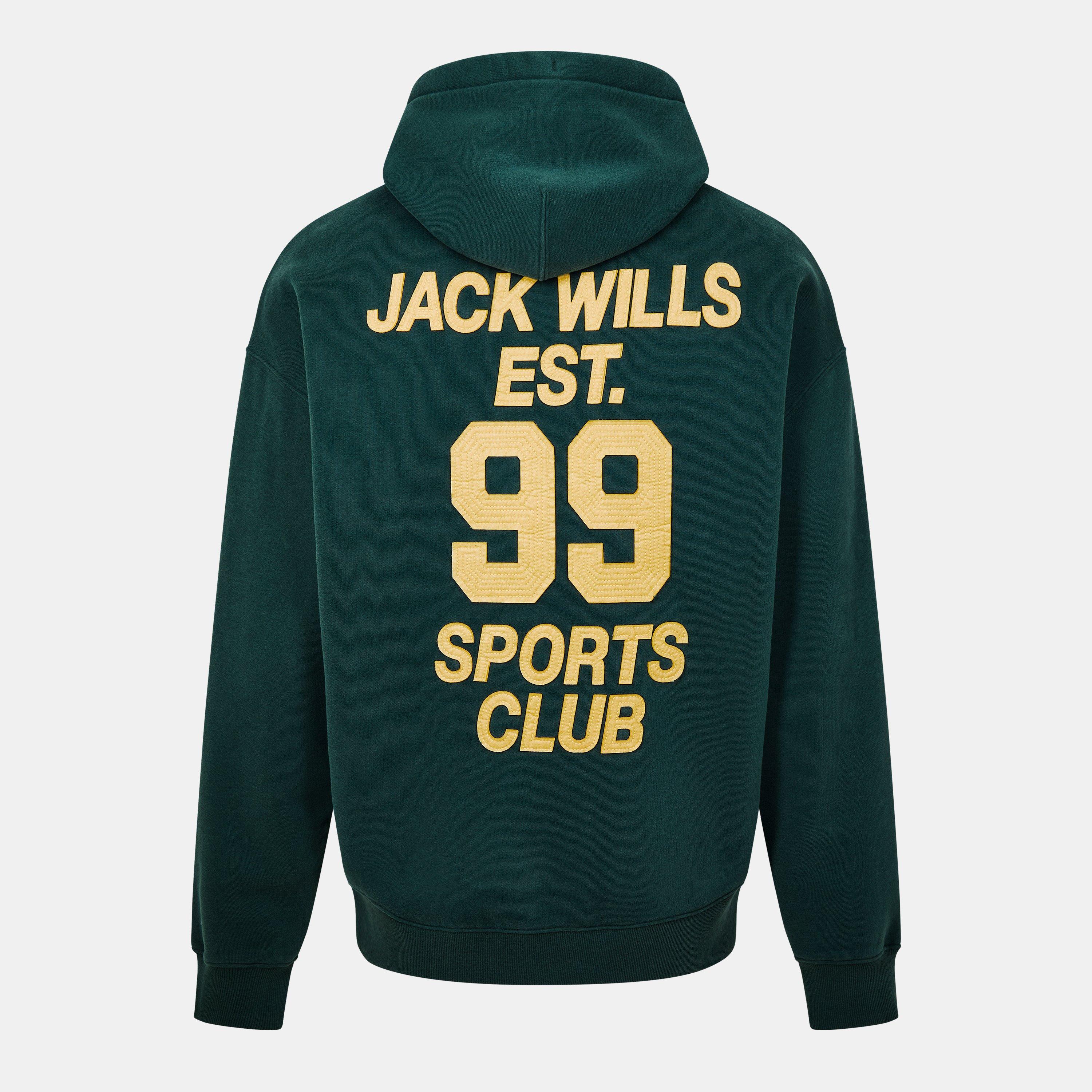 Jack Wills JW Felt Applique Hoodie