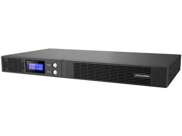 PowerWalker VI 500 R1U - UPS (rackversion) - AC 165-290 V - 300 Watt - 500 VA - 7 At - RS-232, USB - output-stikforbindelser: 4 - 1U - 19