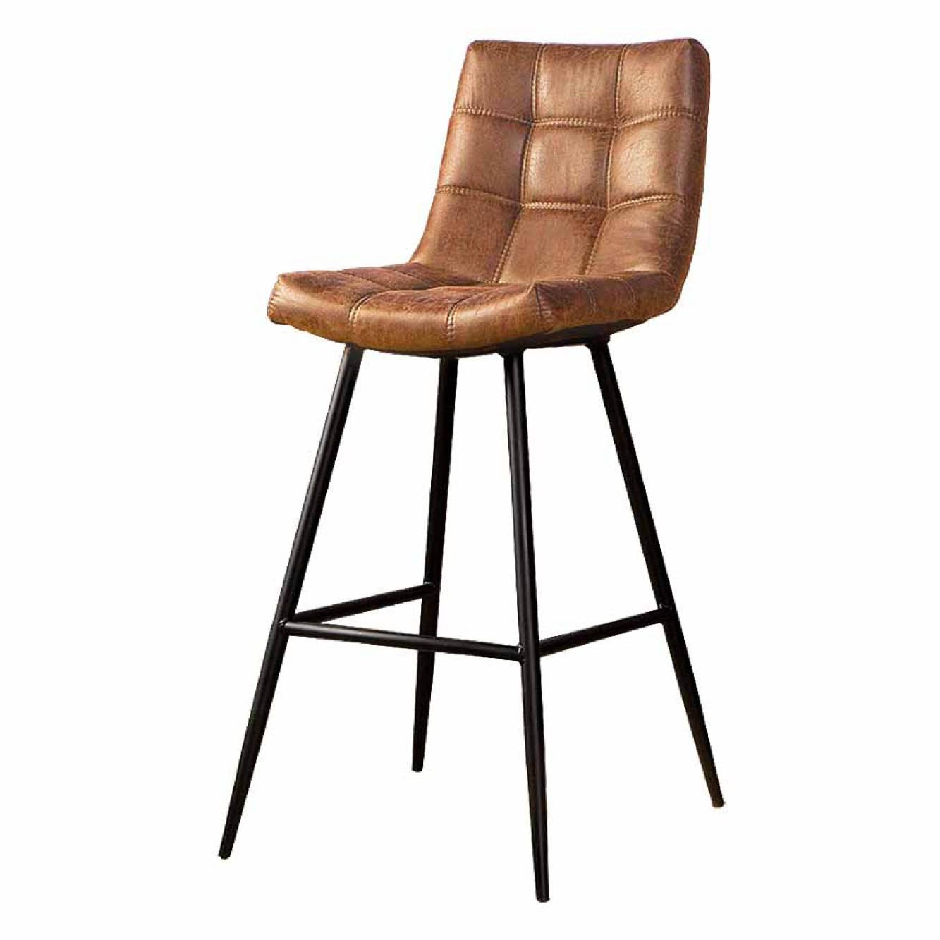 Barstoel Cognac Navarra  B41 x D55 x H105 cm