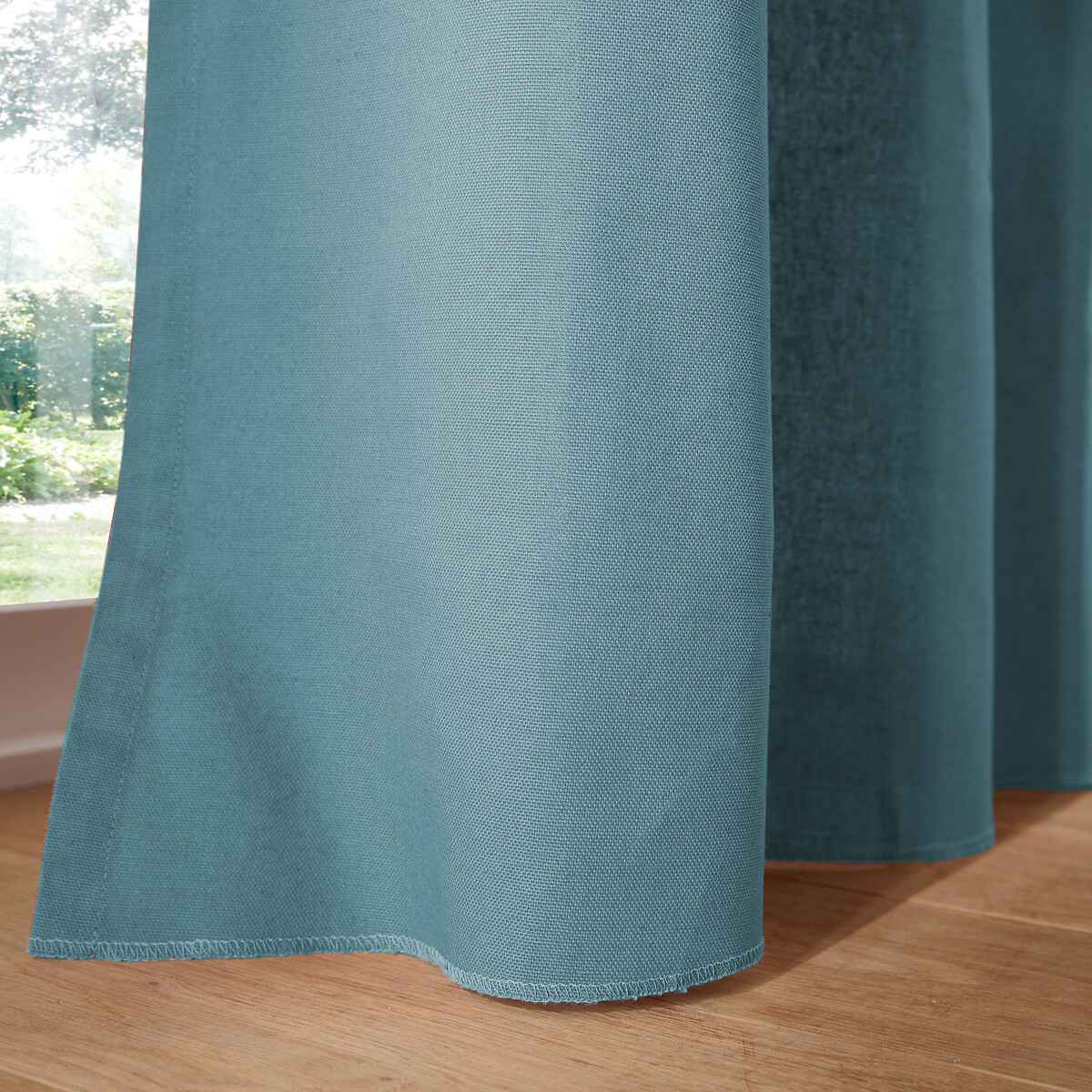 LA REDOUTE INTERIEURS<br>Cortina de algodão com ilhós Cenário