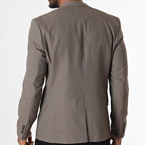 Veste Blazer F8009 Marron Chiné