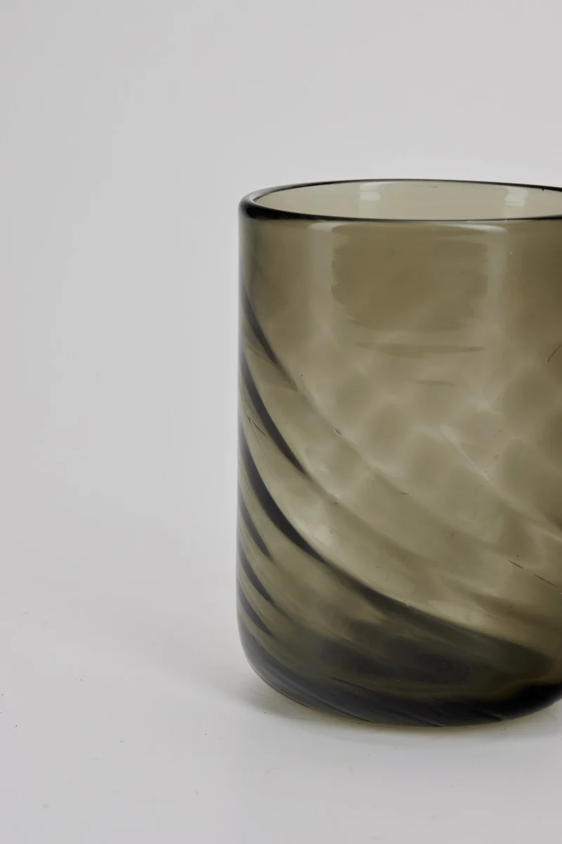 Bahne Interior  Twist vandglas - Smoke