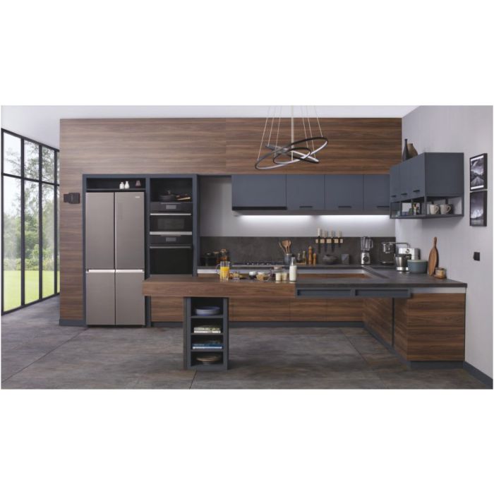 Haier Side-by-Side Cube 83 Serie 7 HTF-508DGS7 Iconic Glass