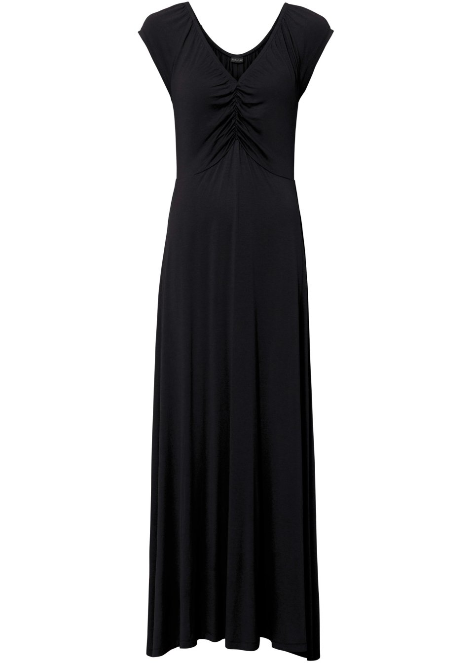 Robe longue à fronces
