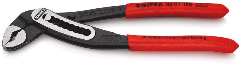 Knipex 8801180 Waterpomptang Alligator gepolijst 180mm