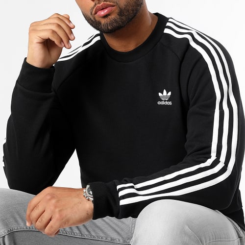 Sweat Crewneck 3 Stripes IA4861 Noir