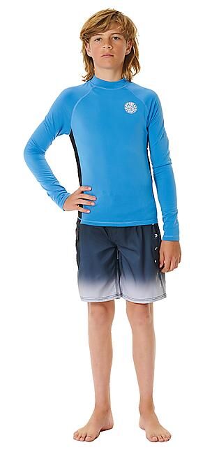 RIP CURL - T-SHIRT LYCRA ICONS UV BRUSHED ML JUNIOR