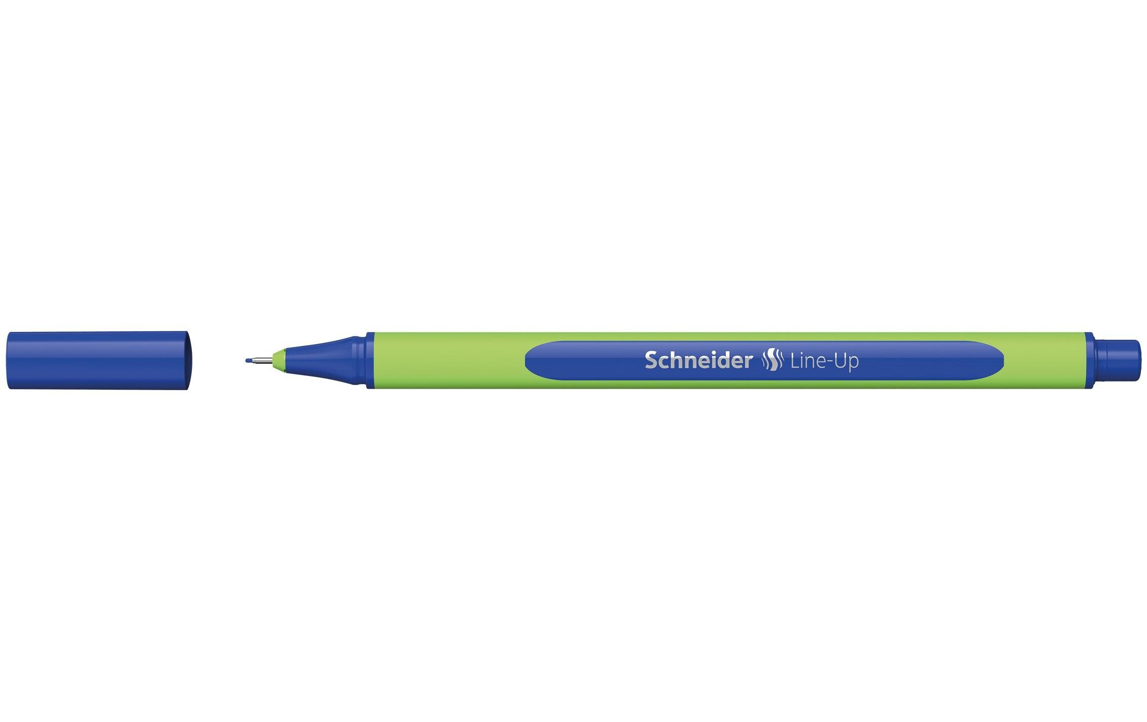 Fineliner Line-Up 0.4 mm, Blau, 10 StückFineliner mit gummierter Dreikantschaft für entspanntes Schreiben