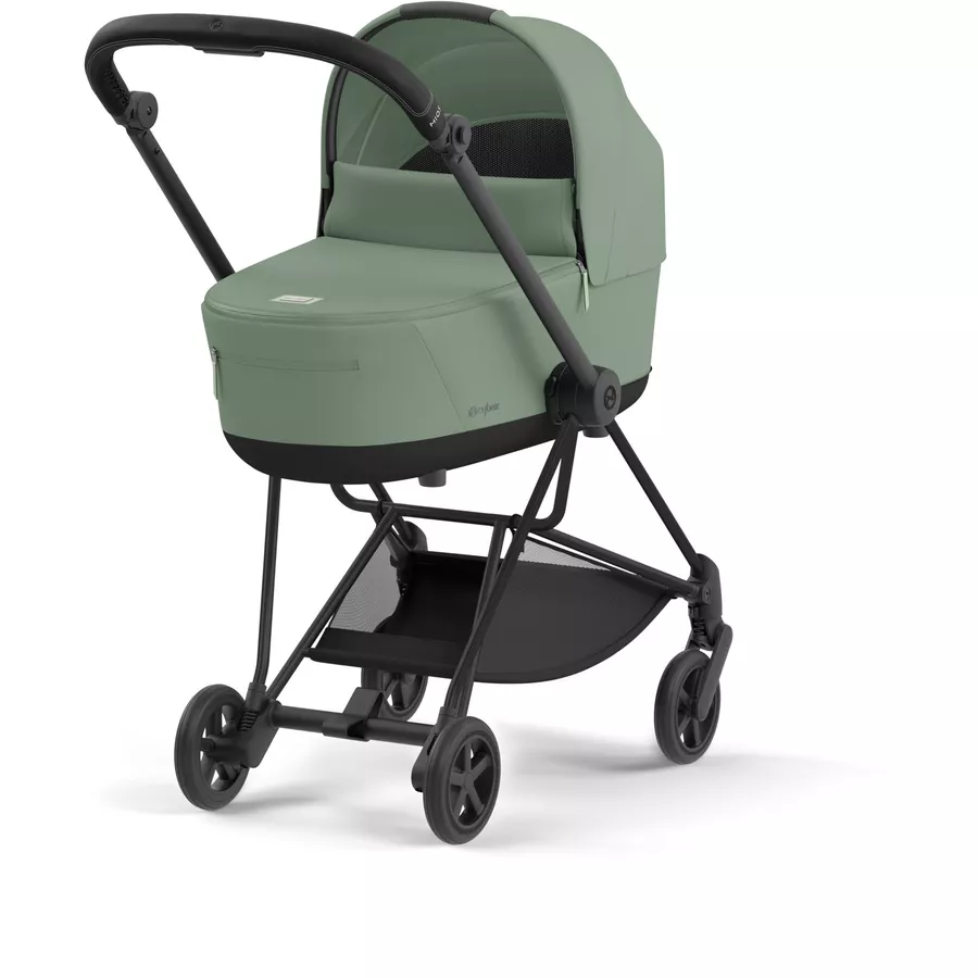 cybex PLATINUM Kombikinderwagen New Mios Matt Black Leaf Green