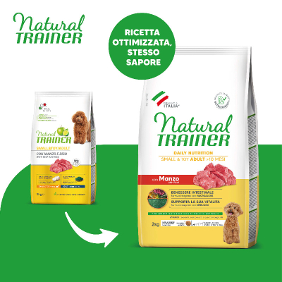 Trainer NATURAL Adult Mini Beef, Rice 2kg