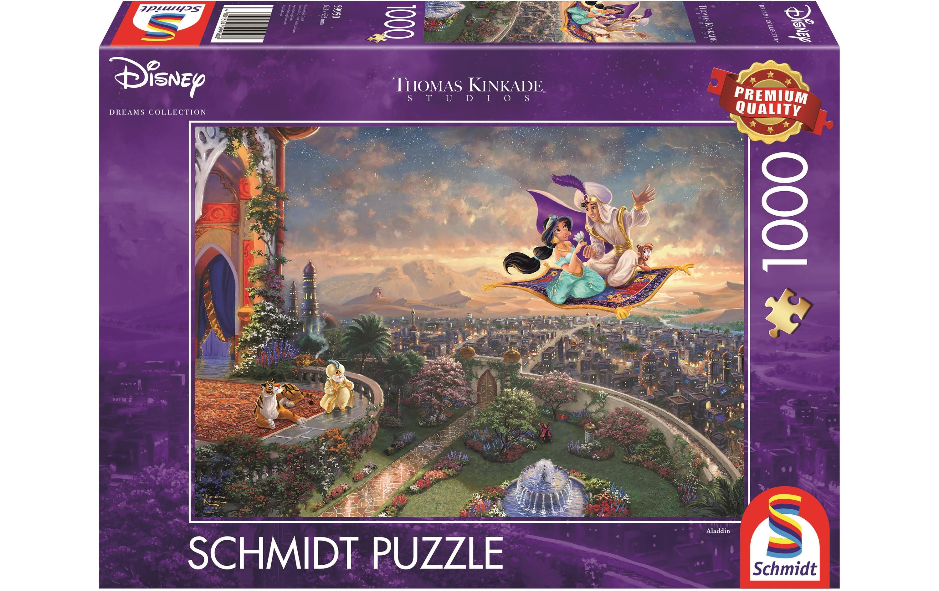 Puzzle Disney Aladdin1000 Teile – Erwachsenenpuzzle