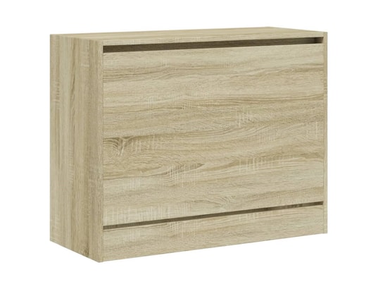 VIDAXL - Armoire à chaussures chêne sonoma 80x34x63 cm bois d'ingénie...