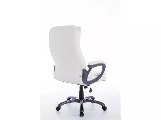 Chaise de bureau - Similicuir & Plastique - Blanc - XL Bern