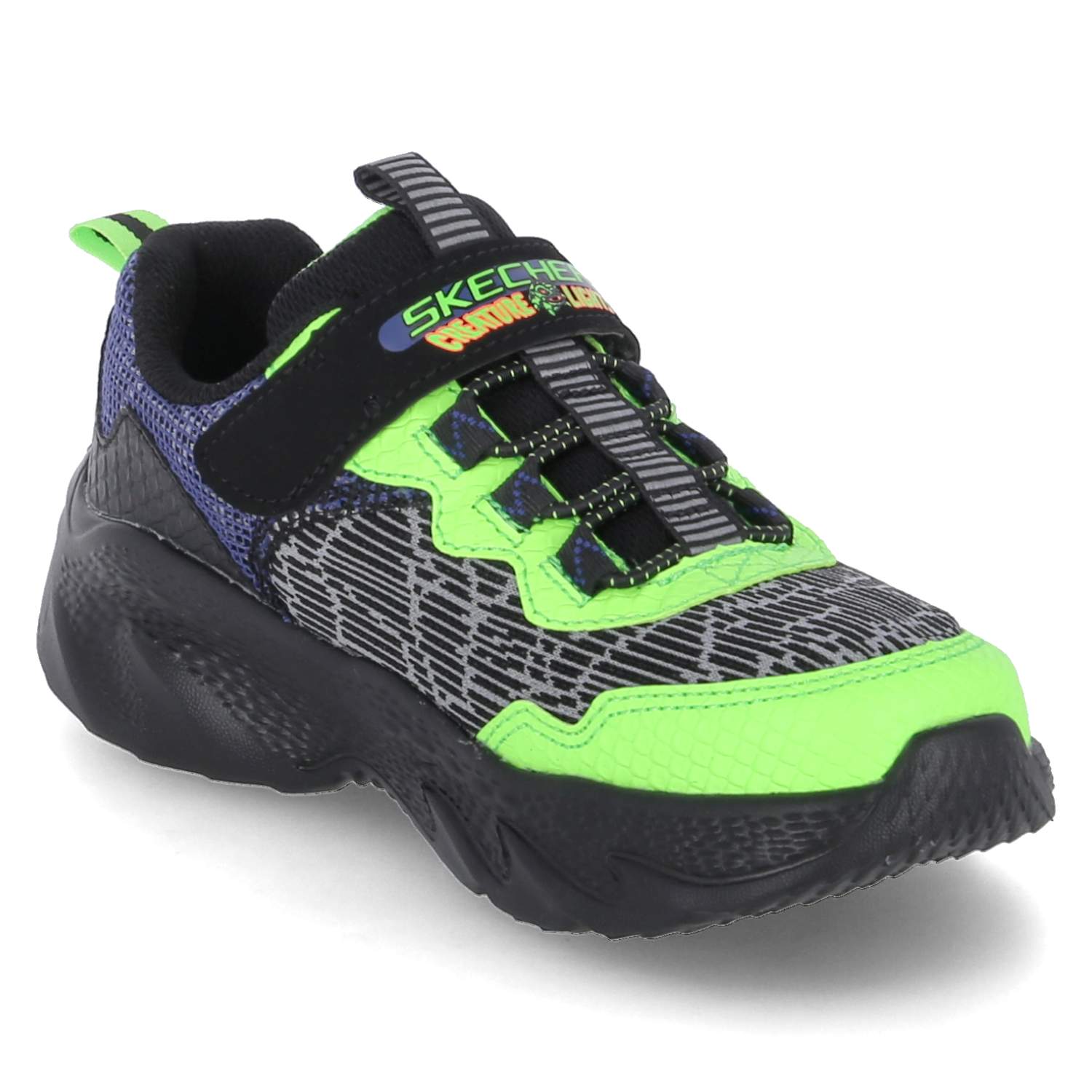 Skechers Low Sneaker CREATURE LIGHTS - schwarz-kombi