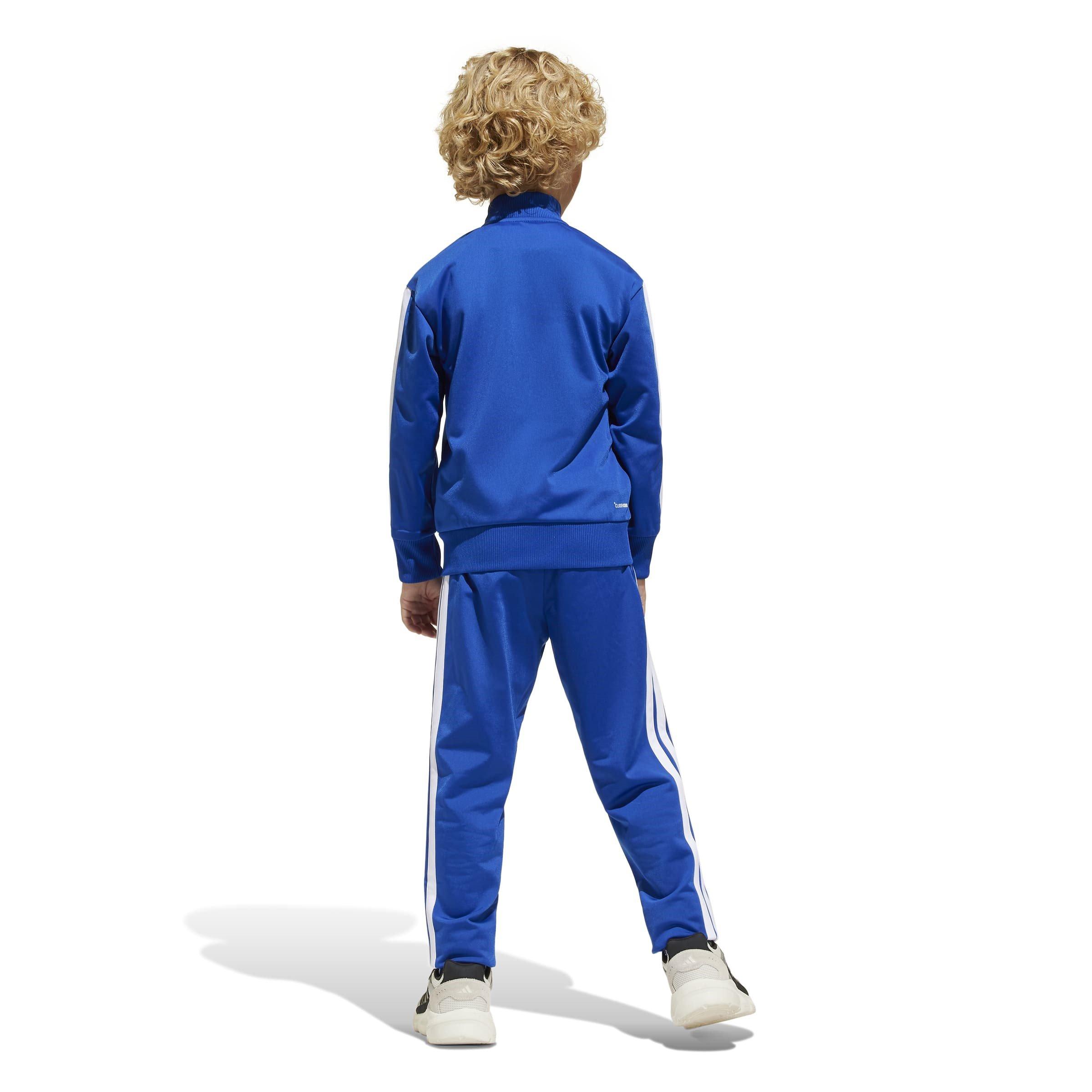 adidas Seasonal Essentials Tiberio 3 Stripes Tricot Track Suit Kids