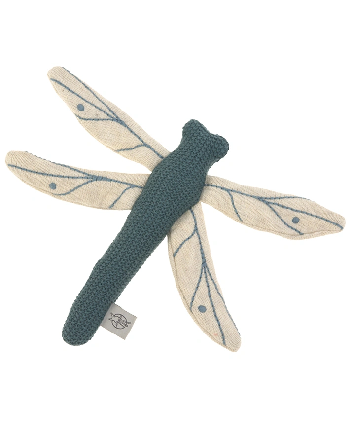 Strick-Rassel GARDEN EXPLORER – LIBELLE in blau