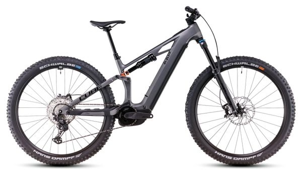 VTT Électrique Tout-Suspendu Cube Stereo Hybrid One44 HPC SLX 800 Shimano Deore XT 12V 800 Wh 27.5'' Gris Slab 2025