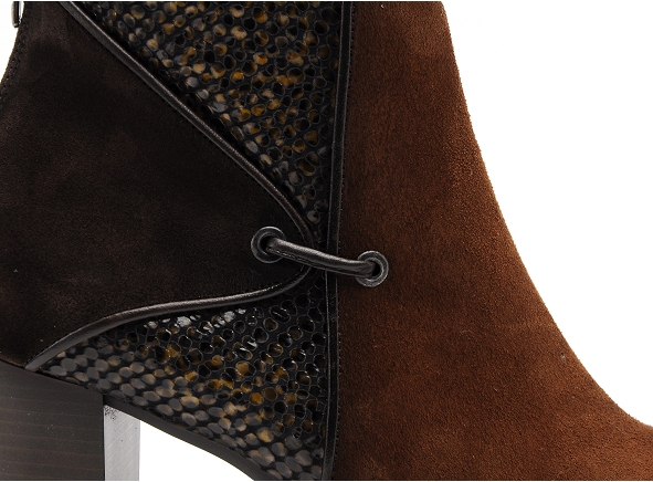 Dorking boots bottine talons femme d8925cacdi marron