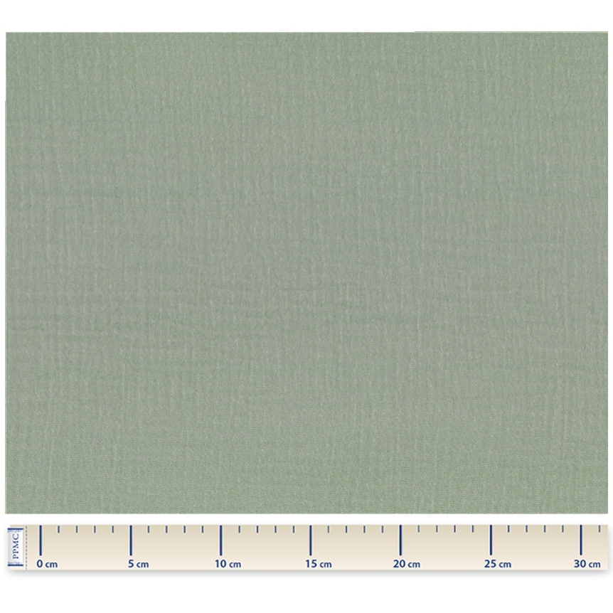 Tissu Ex2362 Double Gaze Pailletée Vert Amande