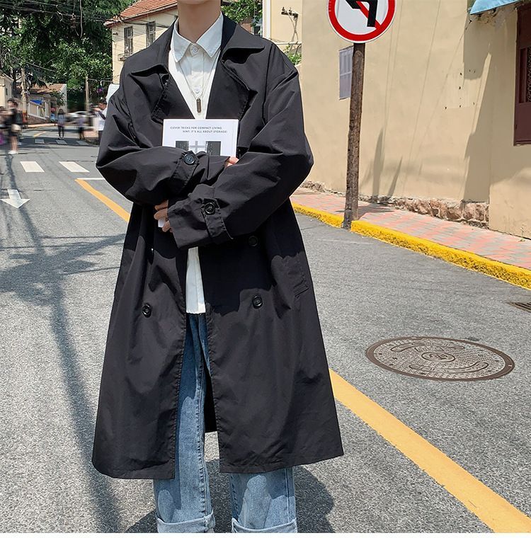 Andrei - Double-breasted midi trenchcoat