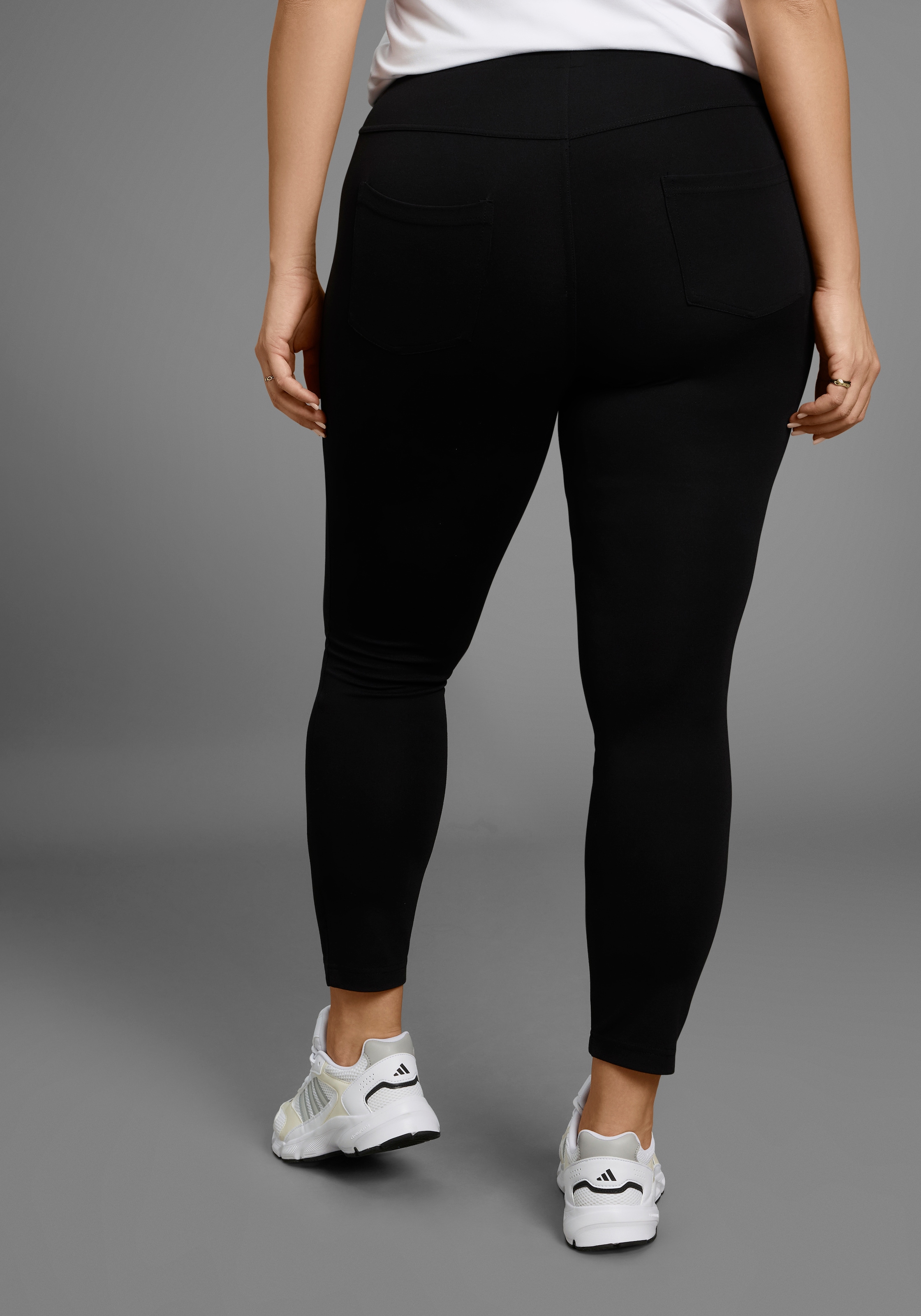Laura Scott CURVE Leggings  mit dekorativen Details im Jeggings-Look - GROSSE GRÖSSEN