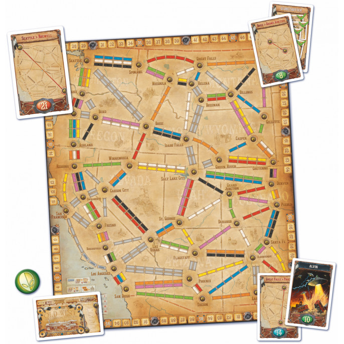 Les Aventuriers du Rail : France  et  Old West