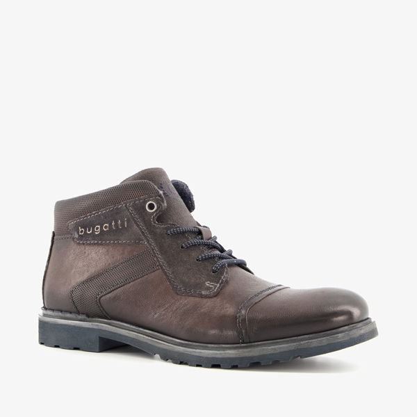 Bugatti leren heren veterboots